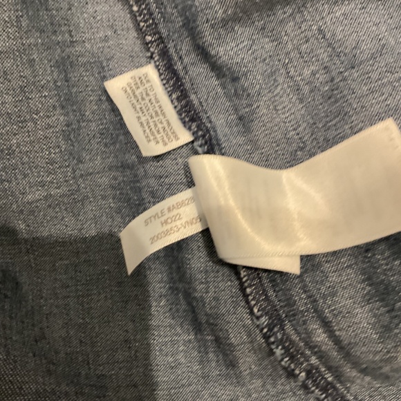 J Crew Factory Denim Button Down Shirt Size XS - Picture 7 of 7